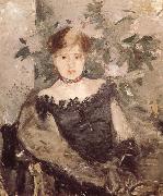 Berthe Morisot The woman in the black china oil painting reproduction